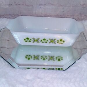 Anchor Hocking Vintage Anchor Hocking Meadow Green Casserole Dish - 1 quart